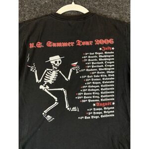 VTG Social Distortion US Summer Tour 2006 TShirt Sz Small Black Punk Rock Skull